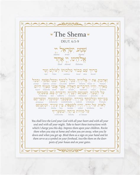 Printable Shema Prayer Pdf